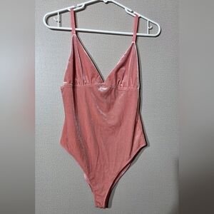 Forever 21 Soft Pink Velvet Top